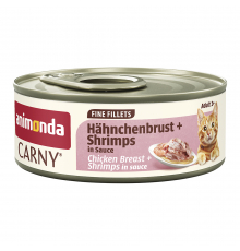 Animonda Carny Adult Fine Fillets Hühnchenbrust + Shrimps in Sauce 60 g
