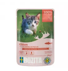 Bozita Häppchen in Soße mit Lachs für Kitten 85 g