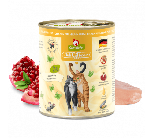 Nassfutter für Katzen – GranataPet DeliCATessen Huhn PUR 800 g