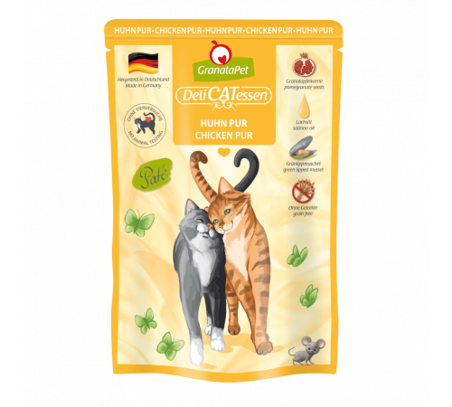 Nassfutter für Katzen – GranataPet DeliCATessen Huhn PUR 85 g