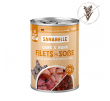 Sanabelle Nassfutter Filets in Soße Gans & Huhn 180 g