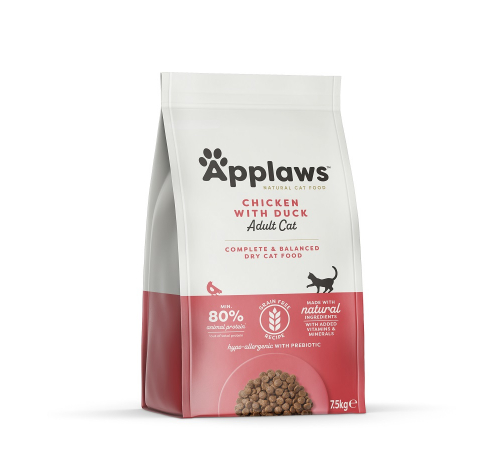Applaws Katzen Trockenfutter Hühnchen mit Ente 7,5 kg