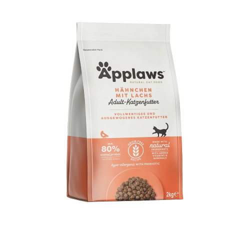 Applaws Katzen Trockenfutter Hühnchen mit Lachs 2 kg