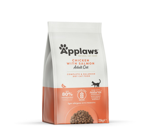 Applaws Katzen Trockenfutter Hühnchen mit Lachs 7,5 kg