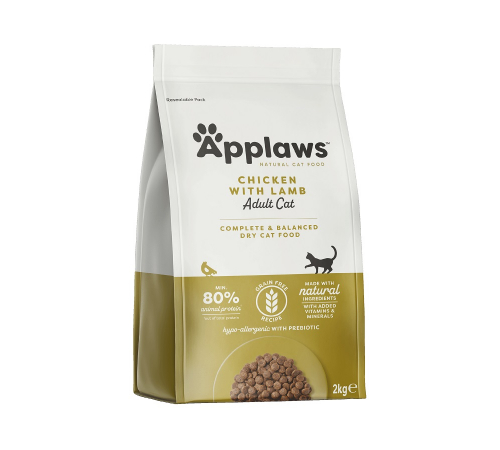 Applaws Katzen Trockenfutter Hühnchen mit Lamm 2 kg