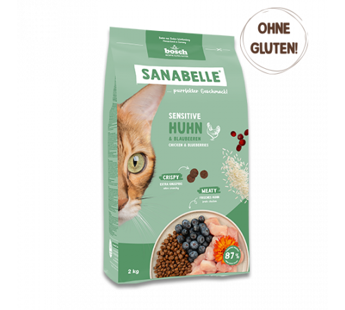 Sanabelle Life Sensitive Huhn & Blaubeeren 8 kg