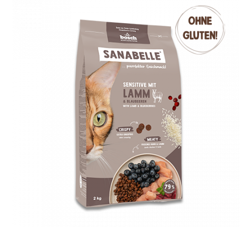 Sanabelle Life Sensitive mit Lamm & Blaubeeren 8 kg