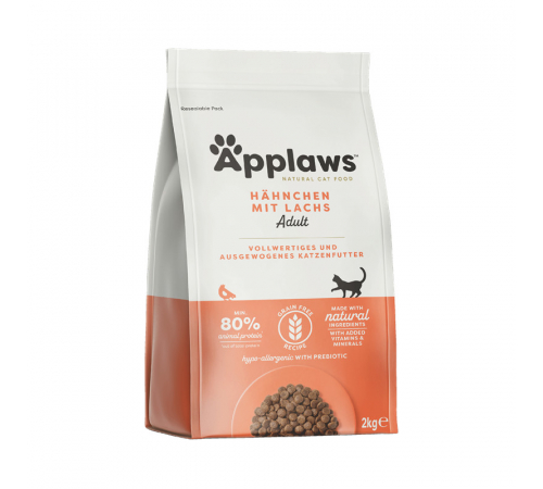 Applaws Katzen Trockenfutter Hühnchen mit Lachs 2 kg