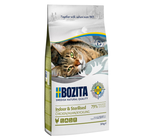 Bozita Katzenfutter trocken Indoor & Sterilised mit Huhn 10 kg