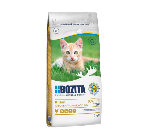 Bozita Katzen Trockenfutter Kitten Grain free mit Huhn 2 kg
