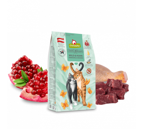 Trockenfutter für Katzen – GranataPet DeliCATessen Wild & Huhn 300 g