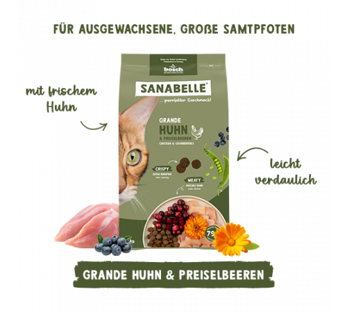 Sanabelle Life Grande Huhn & Preiselbeeren 2 kg