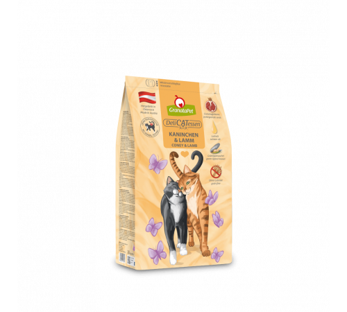 Trockenfutter für Katzen – GranataPet DeliCATessen Kaninchen & Lamm 1,8 kg