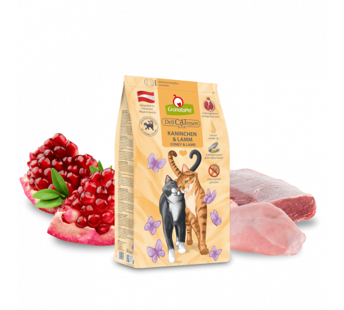 Trockenfutter für Katzen – GranataPet DeliCATessen Kaninchen & Lamm 1,8 kg