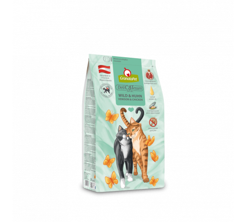 Trockenfutter für Katzen – GranataPet DeliCATessen Wild & Huhn 1,8 kg