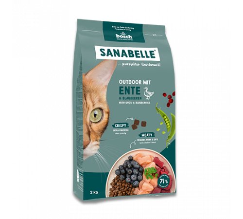 Sanabelle Life Outdoor mit Ente & Blaubeeren 8 kg