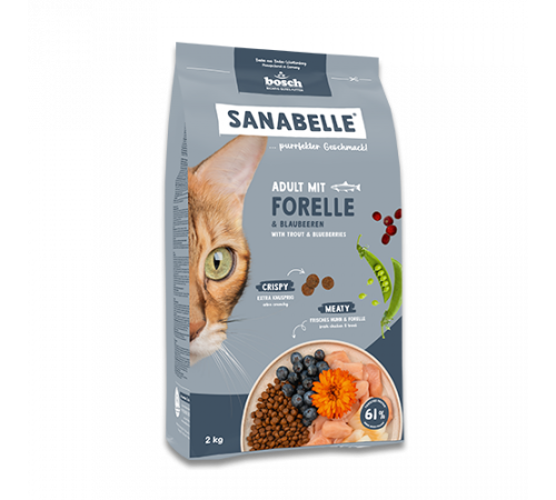 Sanabelle Life Adult mit Forelle & Blaubeeren 2 kg