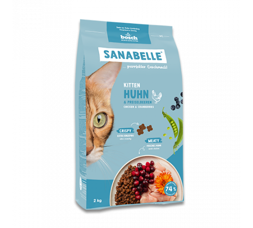 Sanabelle Life Kitten Huhn & Preiselbeeren 8 kg