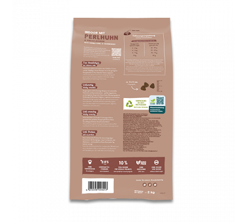 Sanabelle Life Indoor mit Perlhuhn & Preiselbeeren 2 kg