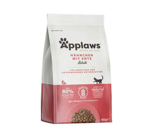 Applaws Katzen Trockenfutter Hühnchen mit Ente 400 g