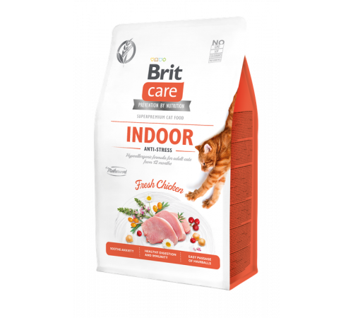 Trockenfutter für Katzen – Brit Care Cat Grain-Free INDOOR Anti-Stress 400 g