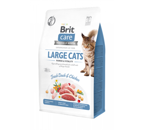 Trockenfutter für Katzen - Brit Care Cat Grain-Free LARGE CATS Power & Vitality 400 g