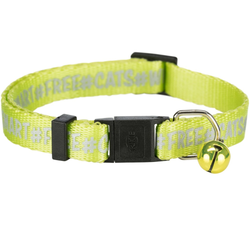 Trixie Katzenhalsband mit reflektierendem Aufdruck