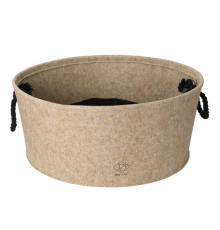 D&D Katzenkorb aus Filz - beige - 50x50x22cm
