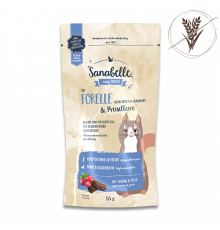 Sanabelle Snack Mini-Fleischsticks Forelle & Preiselbeere 55 g