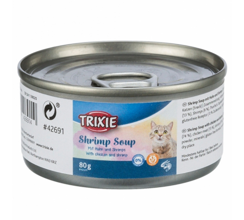 Trixie Soup mit Huhn & Shrimps 80 g