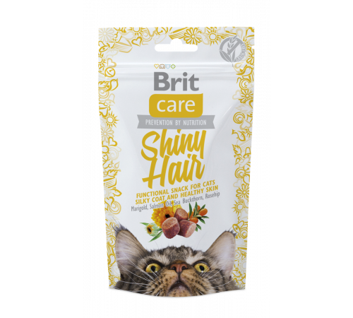 Brit Care Cat Snack Shiny Hair 50 g