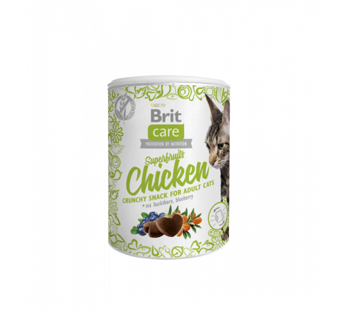 Leckerlis für Katzen - Brit Care Snack Superfruits Chicken 100 g