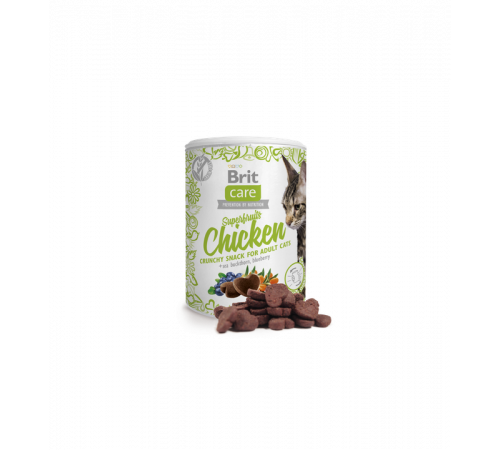Leckerlis für Katzen - Brit Care Snack Superfruits Chicken 100 g