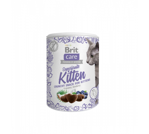 Котячі ласощі - Brit Care Snack Superfruits Kitten 100 g