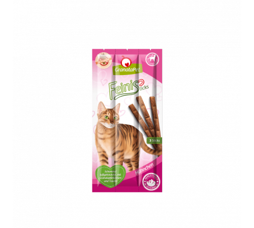 Котяча закуска - GranataPet FeiniSticks Hühnchen 3 Stück