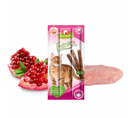 Котяча закуска - GranataPet FeiniSticks Hühnchen 3 Stück