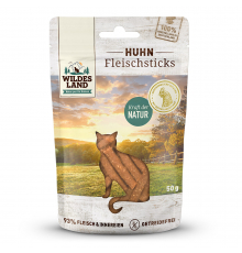 Wildes Land Cat Fleischsticks Huhn 50 g