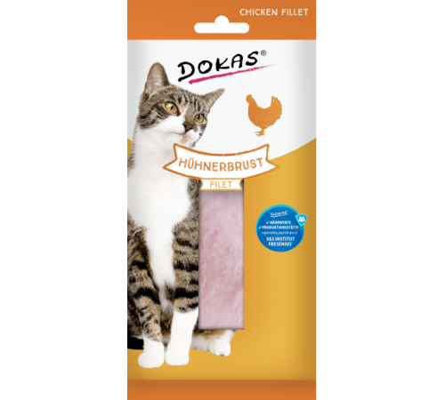 Dokas Cat Snack Filet Hühnerbrust 22 g