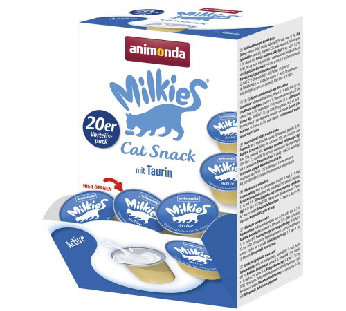 Katzensnack – Animonda Milkies Adult Milchsnack Active 20x15 g
