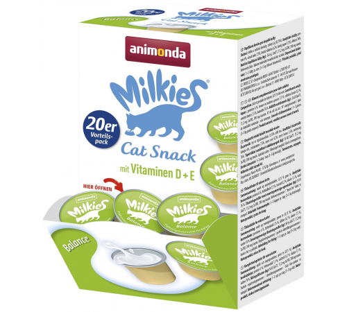 Лакомство для кошек – Animonda Milkies Adult Milchsnack Balance 20x15 g