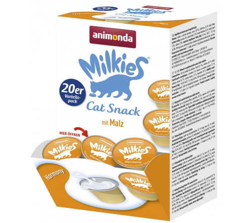 Лакомство для кошек – Animonda Milkies Adult Milchsnack Harmony 20x15 g