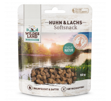 Wildes Land Cat Softsnack Huhn & Lachs 50 g
