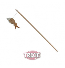 Trixie Spielangel Maus mit Federn