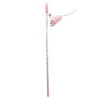 Duvoplus Cat Toy Spielangel Catchy Papiermaus - rosa