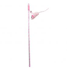 Duvoplus Cat Toy Spielangel Catchy Papiermaus - rosa