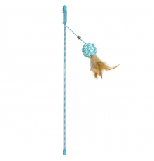 Duvoplus Cat Toy Spielangel Catchy Papierball - blau