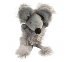 Duvoplus Cat Toy Cushy Maus mit großen Ohren - grau