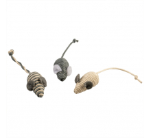 Duvoplus Cat Toy Rope kleine Mäuse - 3 Stück