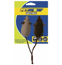 PETSPORT Baumwoll-Mäuse mit Catnip
