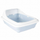 Duvoplus Katzentoilette Birba mit Rand - Azzuro - M - 46 x 35 x 20cm